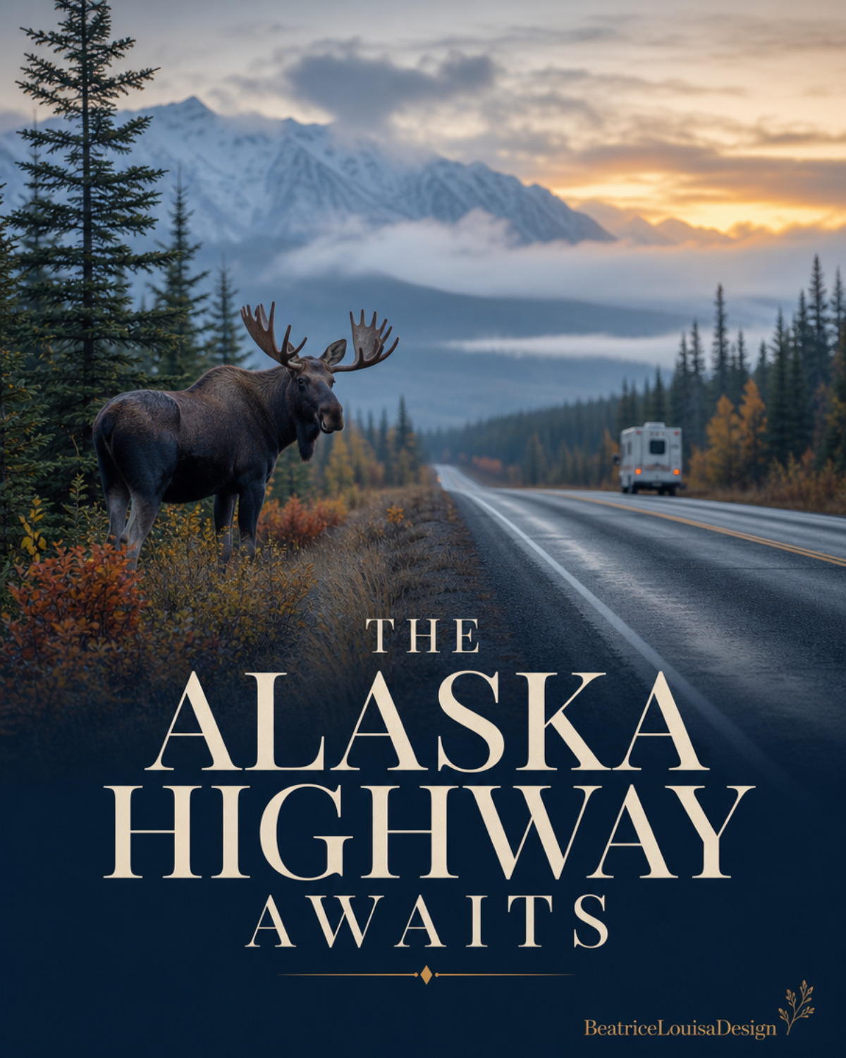 RV Trip Planner Bundle, Alaska Highway ALCAN Route, Budget Tracker Google Sheets, Campsite Log, Route Planner