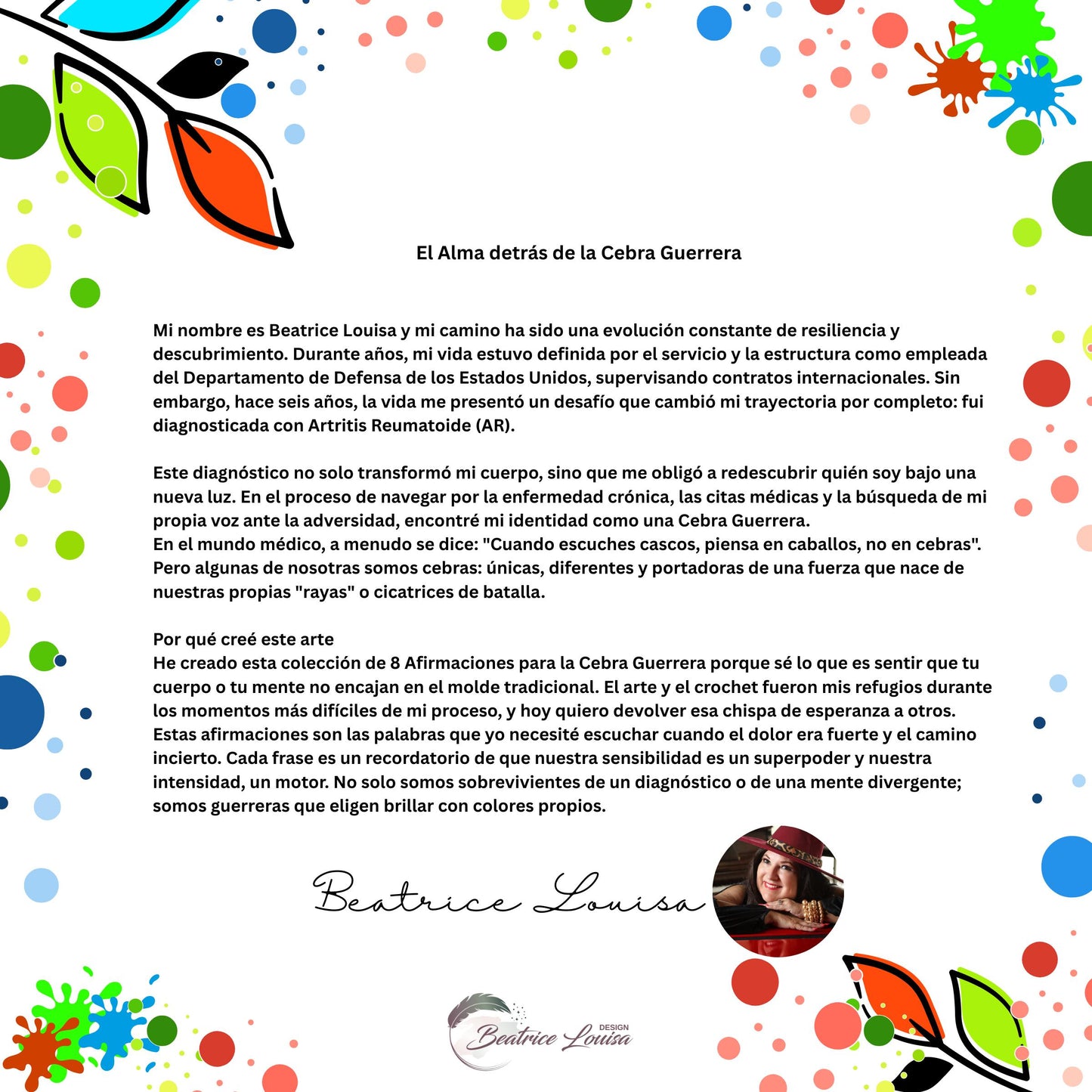 8 Afirmaciones para la Cebra Guerrera - Kit Digital de Motivación y Empoderamiento