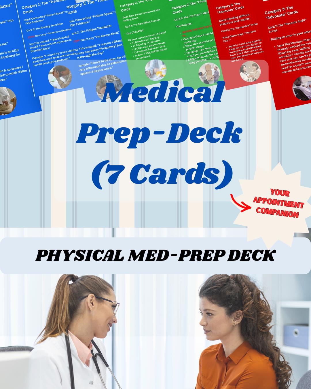 Medical Prep-Deck / "Clinic-Ready" Professional Deck (7 Cards)
