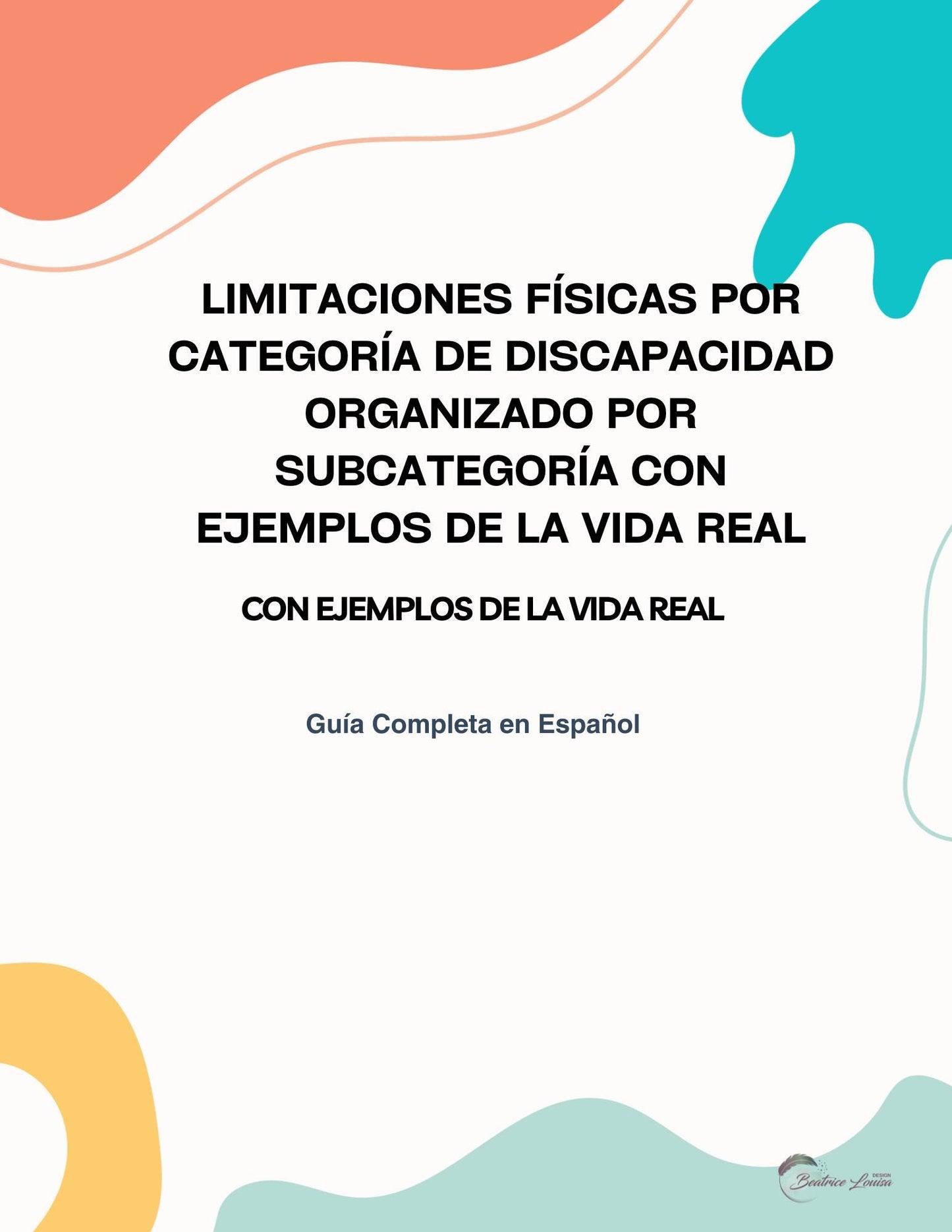 Guía de Limitaciones Físicas | Seguro Social, Ejemplos (Documento PDF en Español)