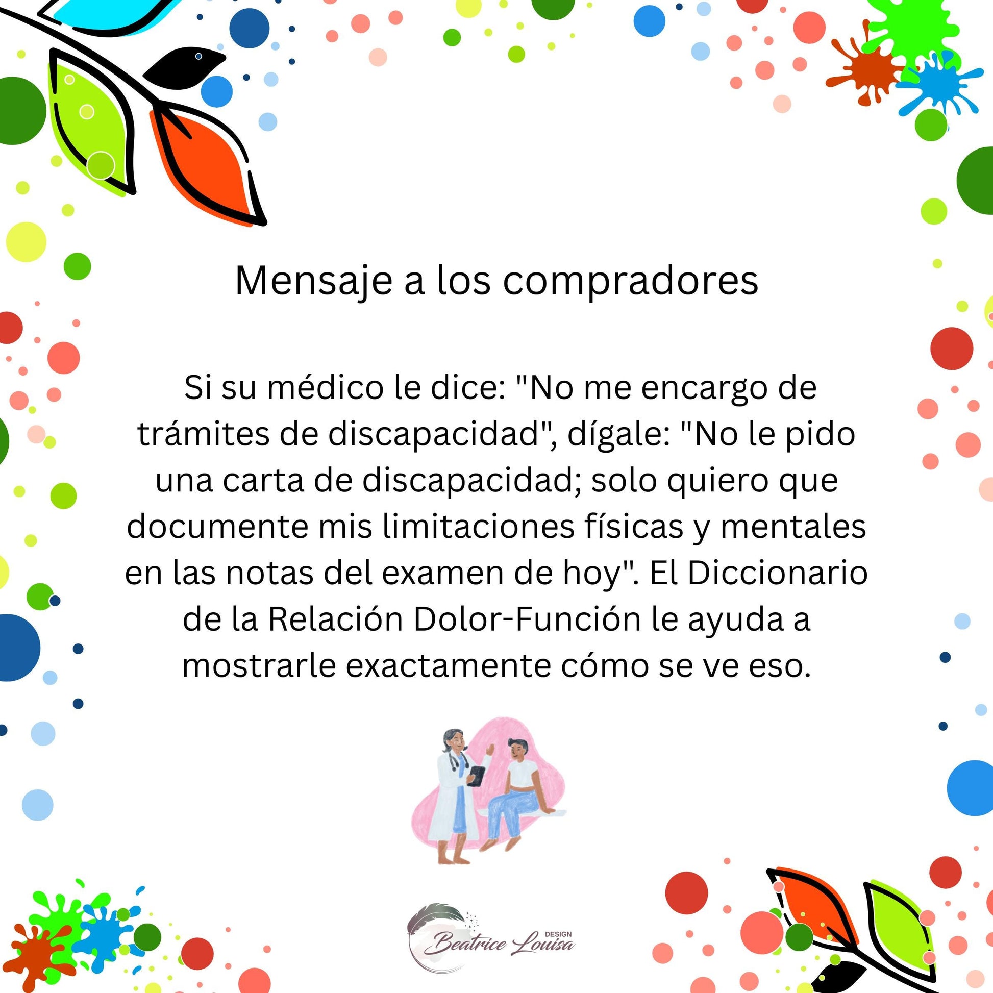 Latina-Owned, SSDI Medical Prep Tarot Cards: Doctor Visit Companion (Digital Download)