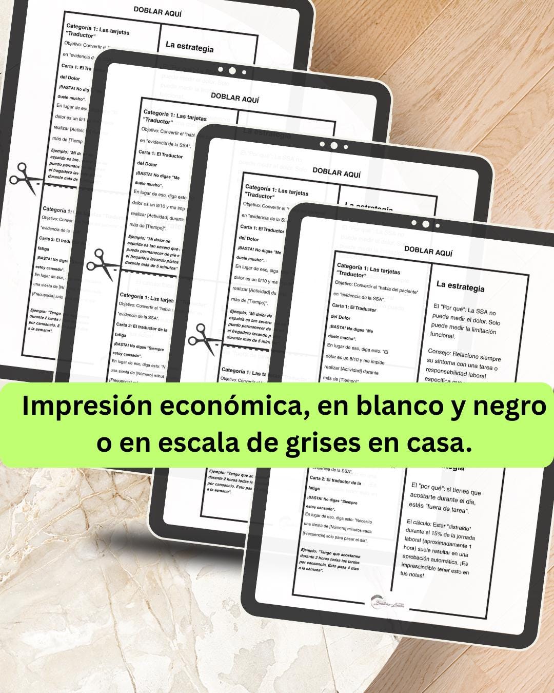 Latina-Owned, SSDI Medical Prep Tarot Cards: Doctor Visit Companion (Digital Download)