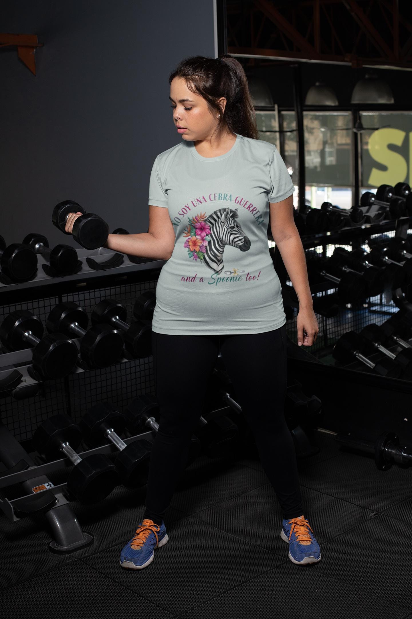 Latina-Owned: Cebra Guerrera - Spanglish - Chronic Illness - Rare Disease TShirt – Spoonie Tee