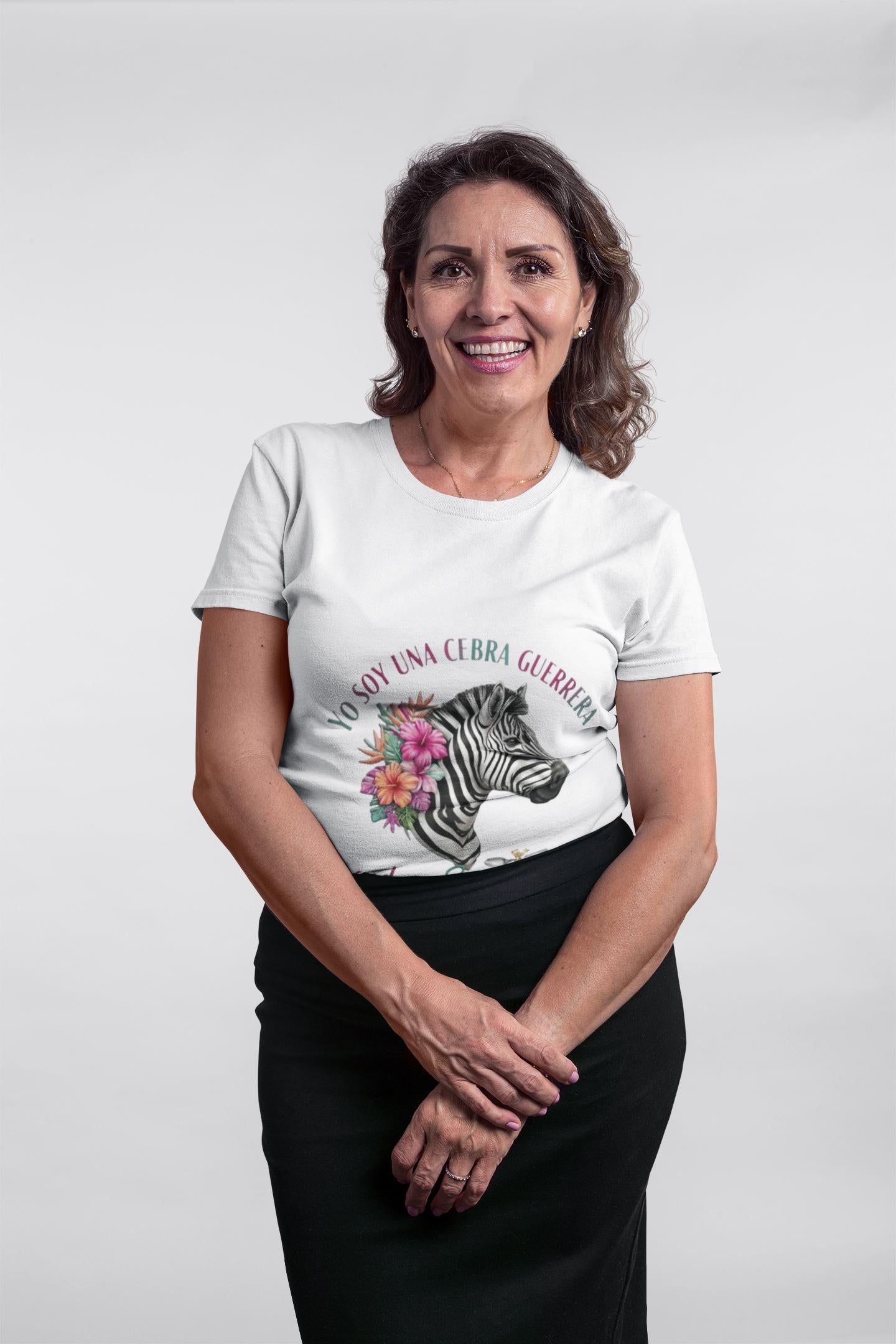 Latina-Owned: Cebra Guerrera - Spanglish - Chronic Illness - Rare Disease TShirt – Spoonie Tee
