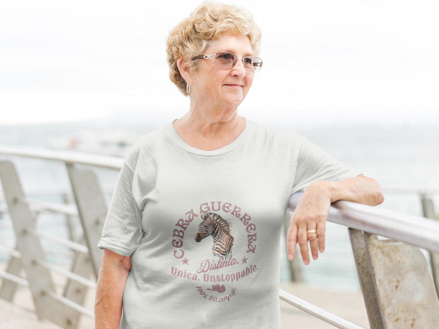 Latina-Owned: Cebra Guerrera Spanglish T-Shirt - Latina Chronic Illness Warrior Tee / EDS