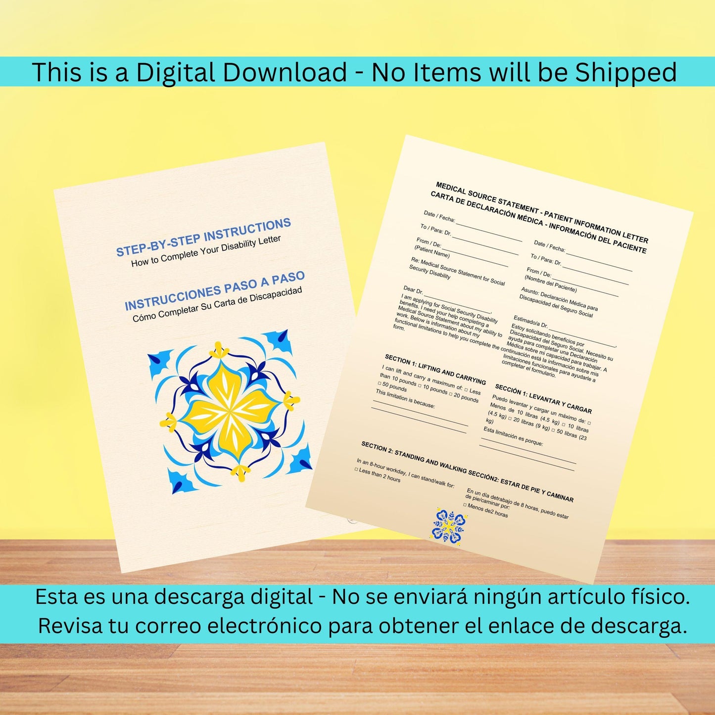 Kit Completo SSA-4734-BK: Paquete Total Bilingüe Para La Declaracion