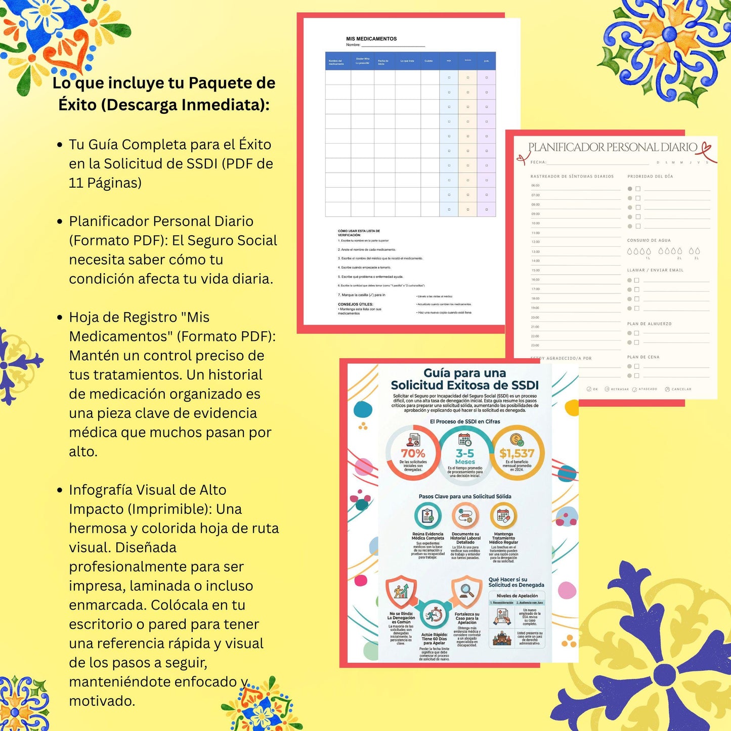El Kit Esencial de Estrategia SSDI: Tu Guía Completa y Herramientas de Organización