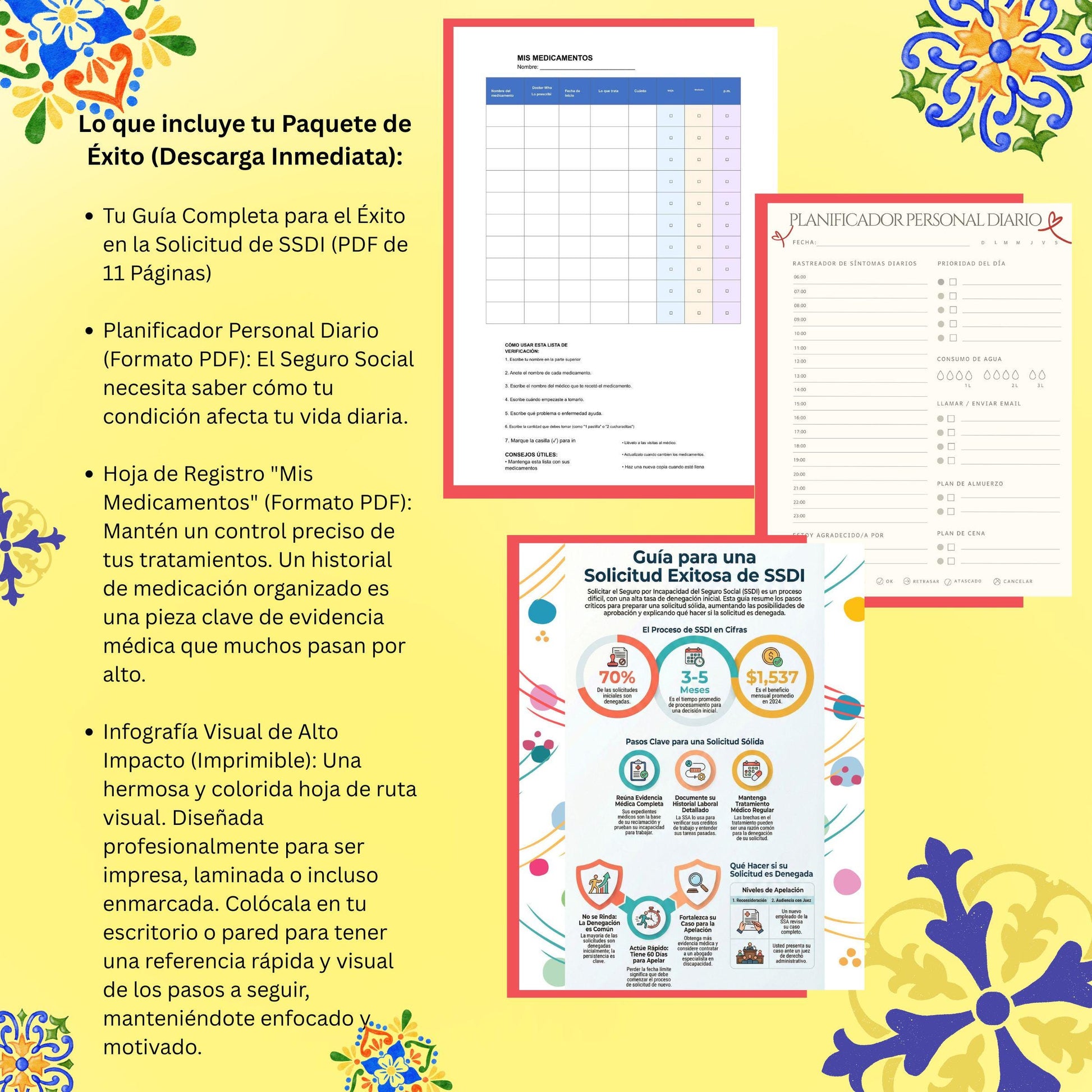 El Kit Esencial de Estrategia SSDI: Tu Guía Completa y Herramientas de Organización