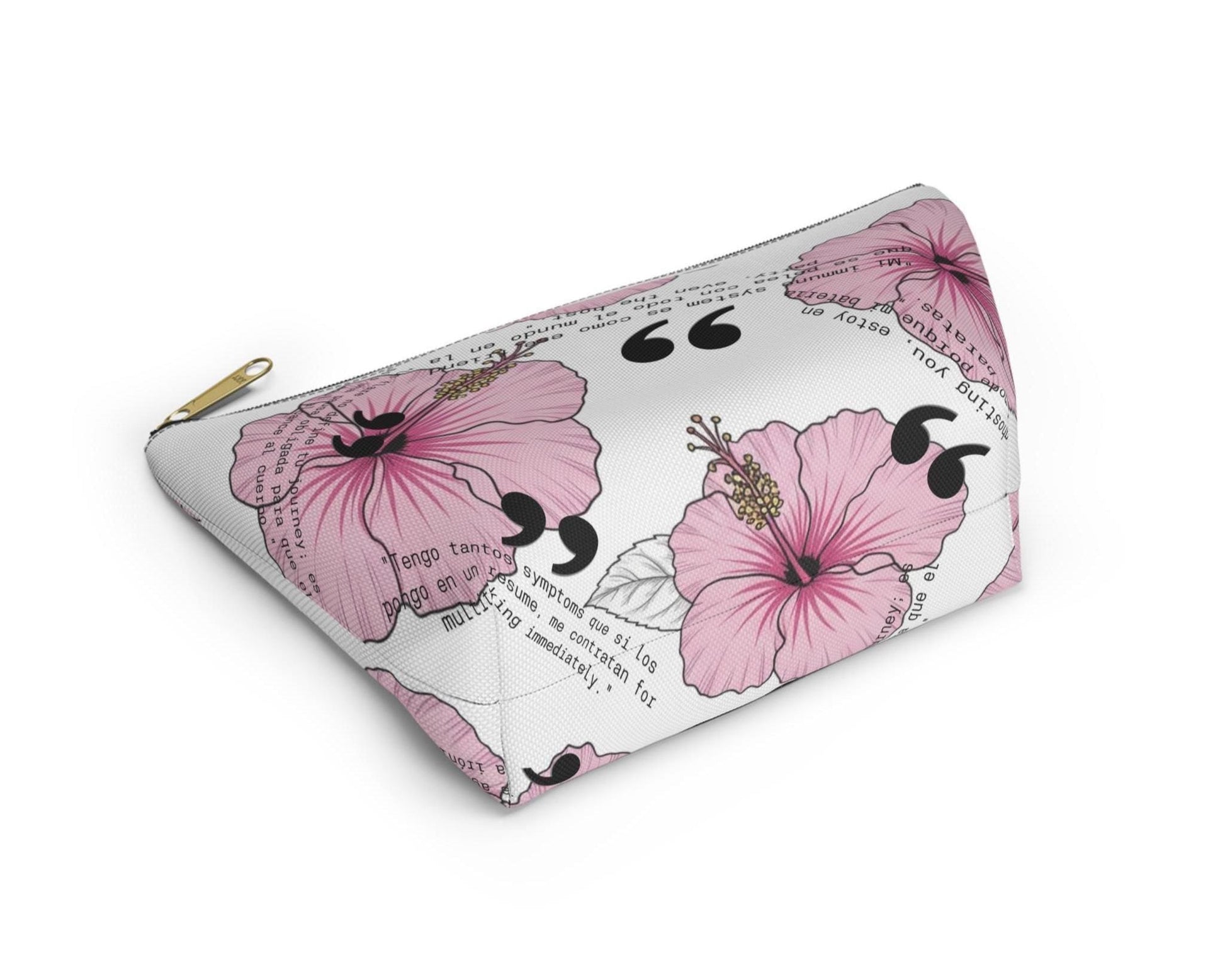 Latina Owned, Spanglish Funny Quotes Pouch, Chronic Illness, EDS, Invisible Illness