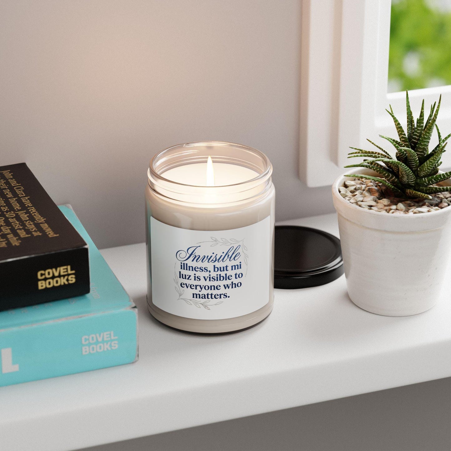 Chronic Illness, Spanglish, Soy Candle, Invisible Illness Warrior Gift, Latina-Owned