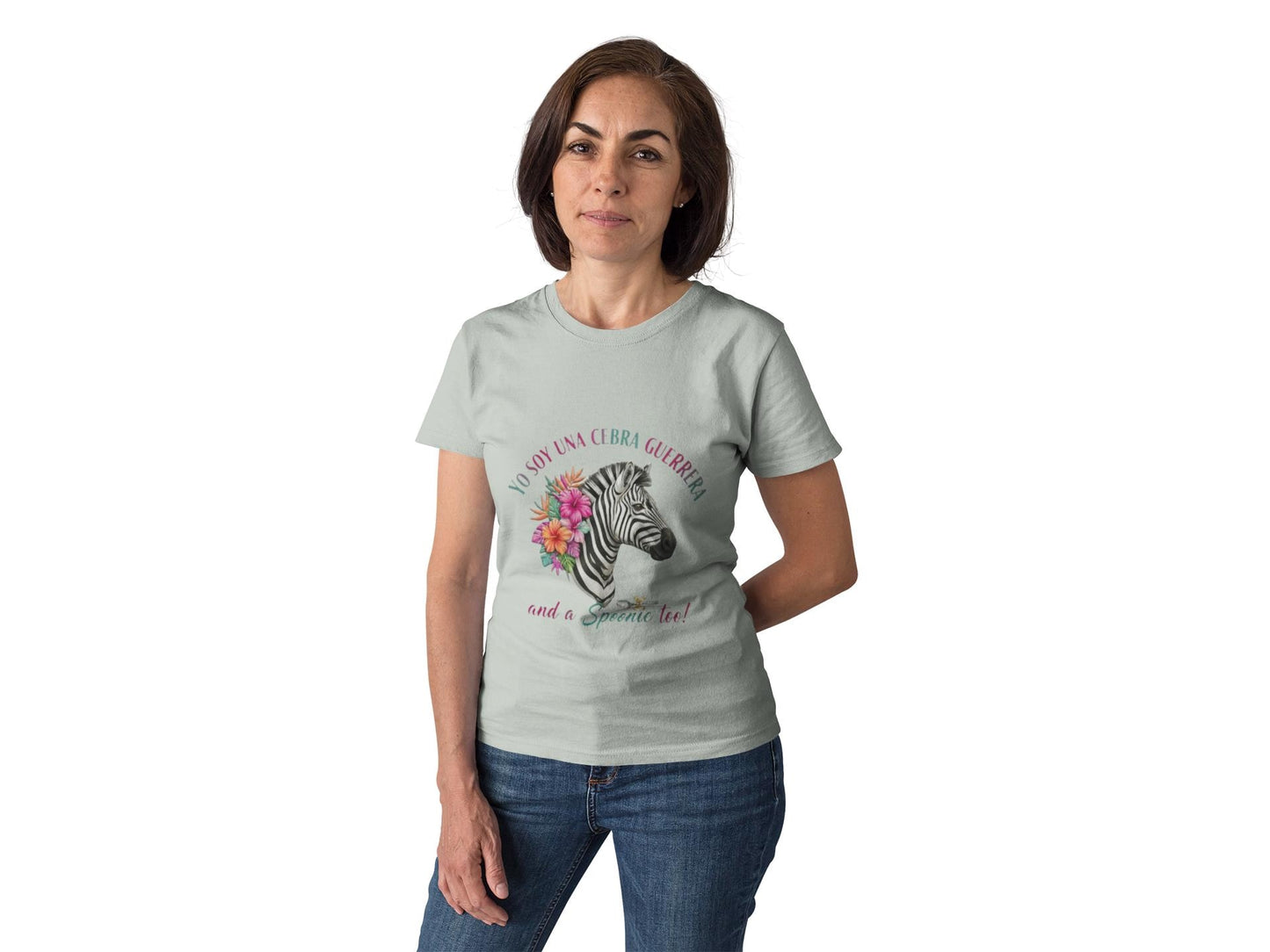 Latina-Owned: Cebra Guerrera - Spanglish - Chronic Illness - Rare Disease TShirt – Spoonie Tee