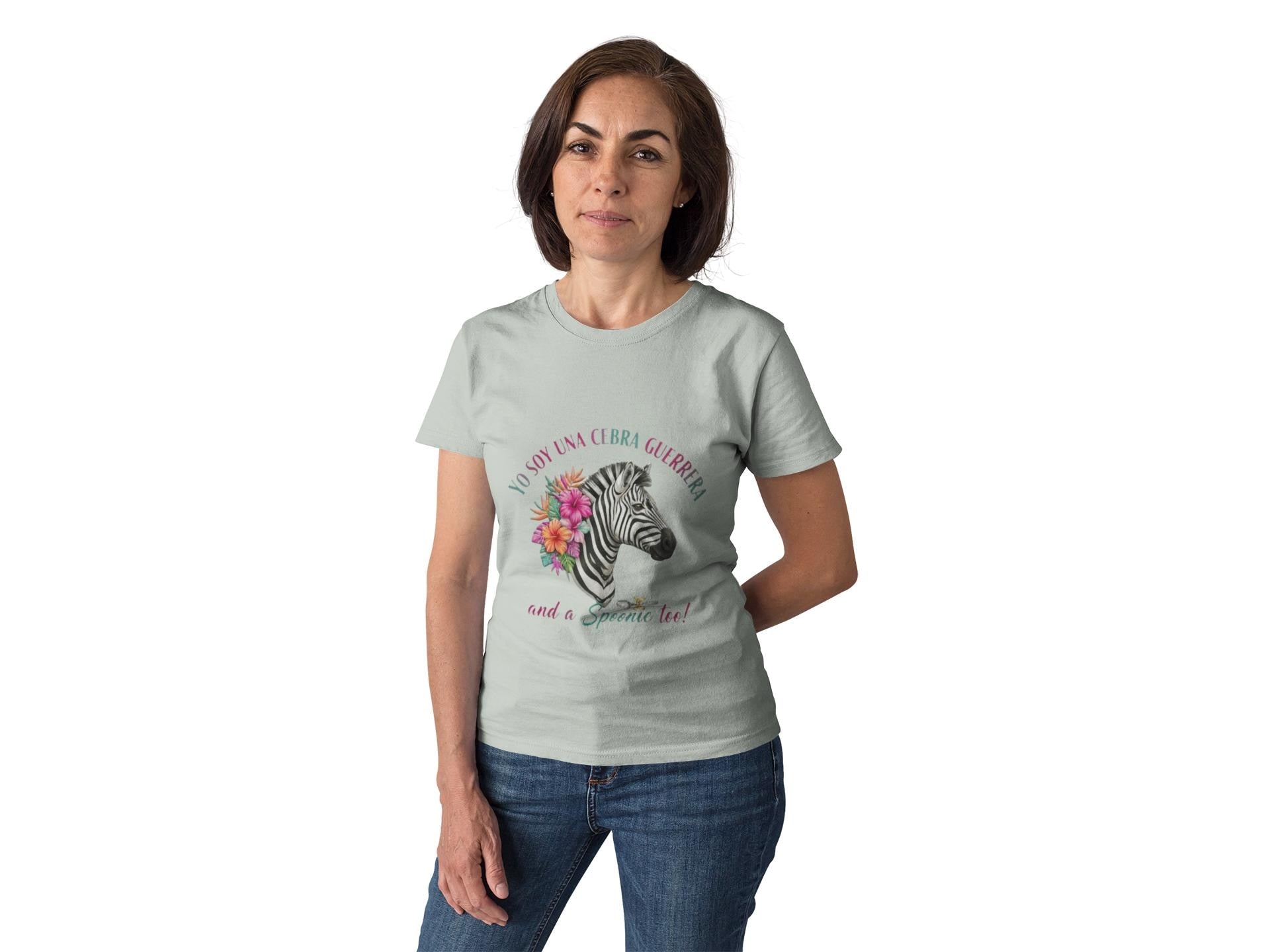 Latina-Owned: Cebra Guerrera - Spanglish - Chronic Illness - Rare Disease TShirt – Spoonie Tee