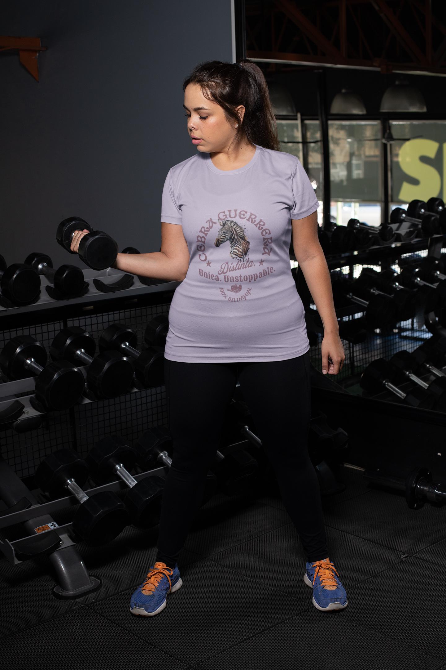 Latina-Owned: Cebra Guerrera Spanglish T-Shirt - Latina Chronic Illness Warrior Tee / EDS