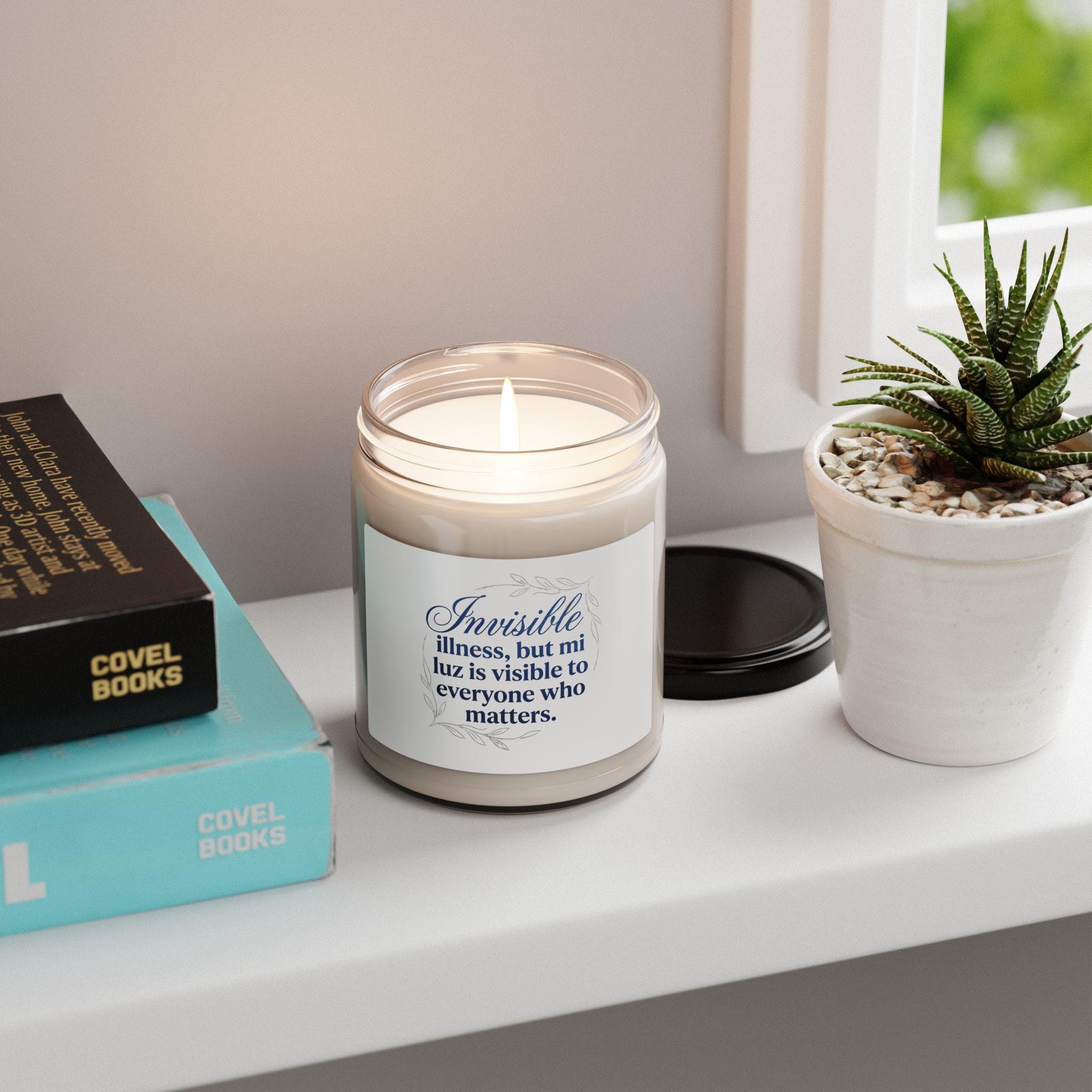 Chronic Illness, Spanglish, Soy Candle, Invisible Illness Warrior Gift, Latina-Owned