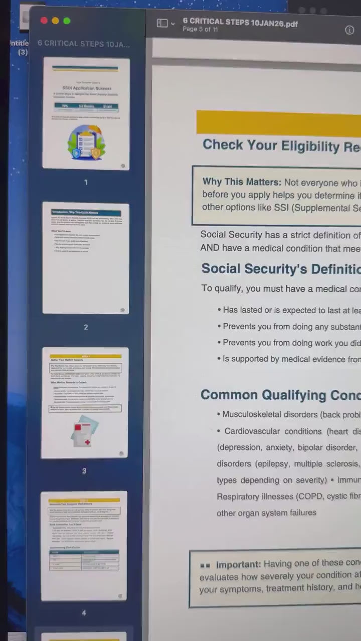 Your Complete Guide to SSDI Application Success / 6 Critical Steps to Navigate the Complex Insurance Process