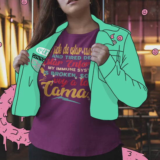 Latina-Owned: T-shirt immune System, Chronic Illness, RA Flares, Spanglish