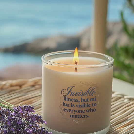 Chronic Illness, Spanglish, Soy Candle, Invisible Illness Warrior Gift, Latina-Owned