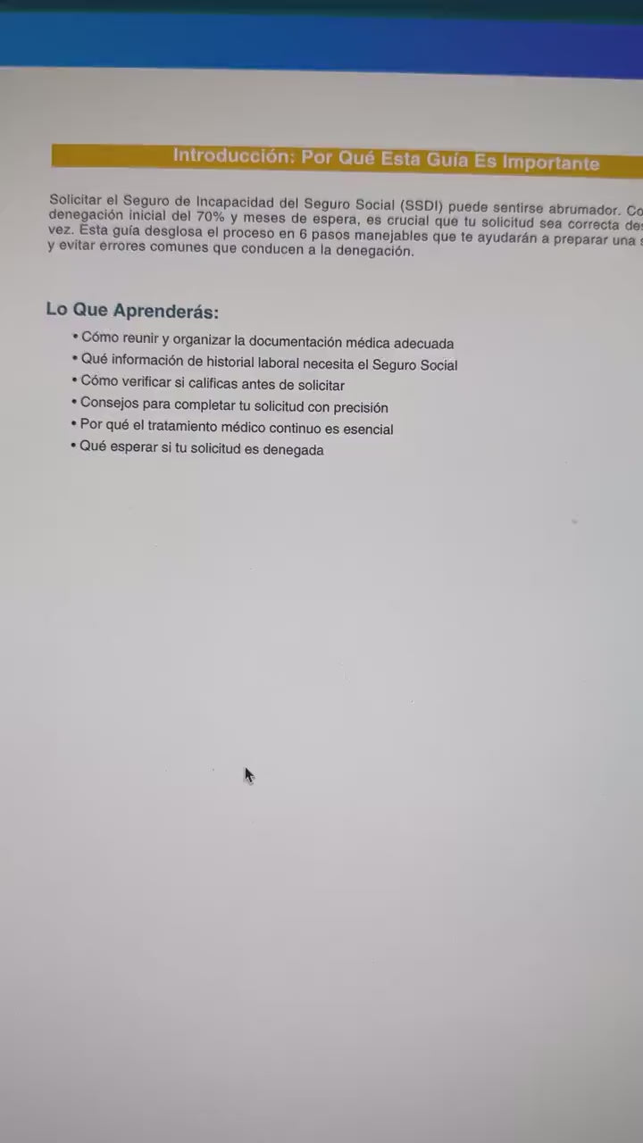 El Kit Esencial de Estrategia SSDI: Tu Guía Completa y Herramientas de Organización
